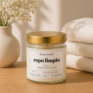 Vela Aromática - Ropa Limpia