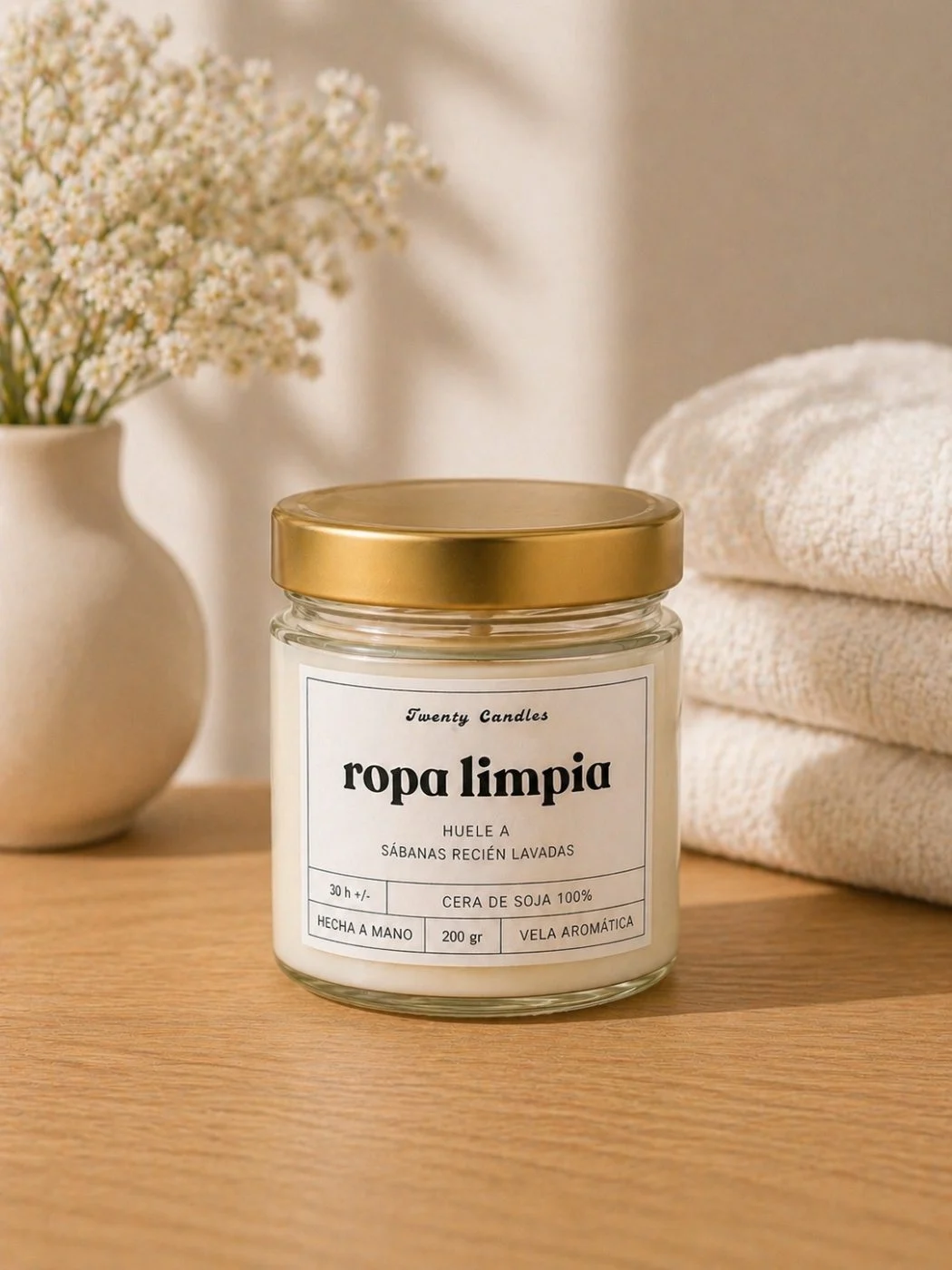 Vela Aromática - Ropa Limpia