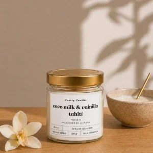 Vela Aromática - Coco Milk & Vainilla Tahití