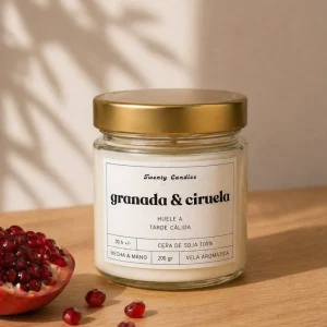 Vela aromática - Granada & Ciruela